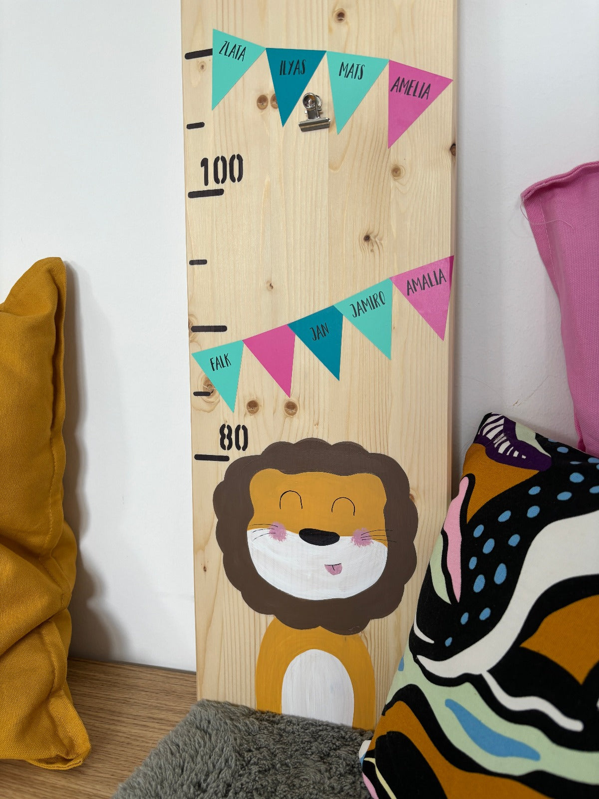 Kindermesslatte für Kita Kindergarten Abschluss, Abschiedsgeschenk personalisiert von Wachshinaus