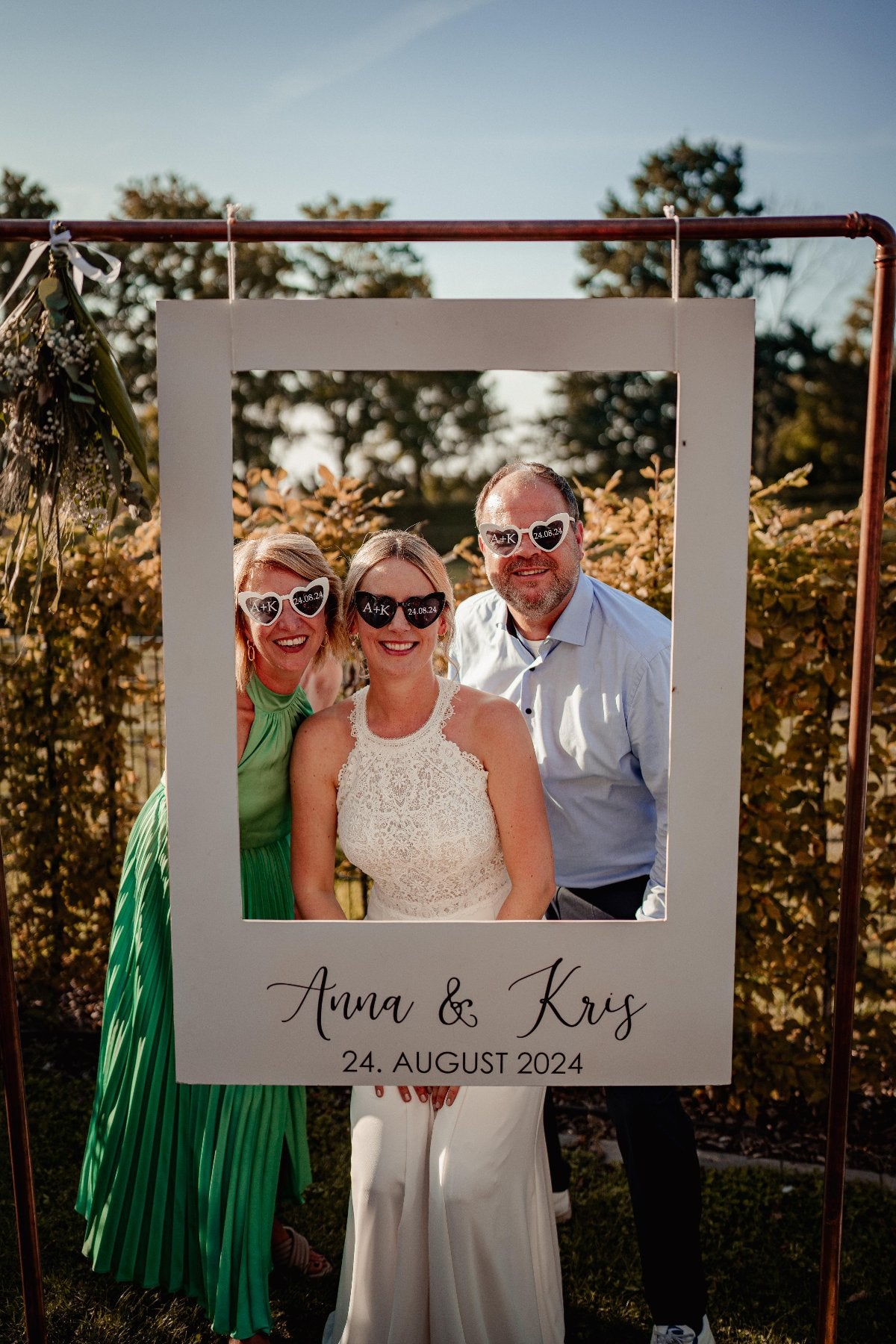 Polaroid Wand Background XXL Polaroid Hochzeit, runder Geburtstag- Wachshinaus Hochzeitsverleih Warendorf Münster Hamm Traubogen Verleih