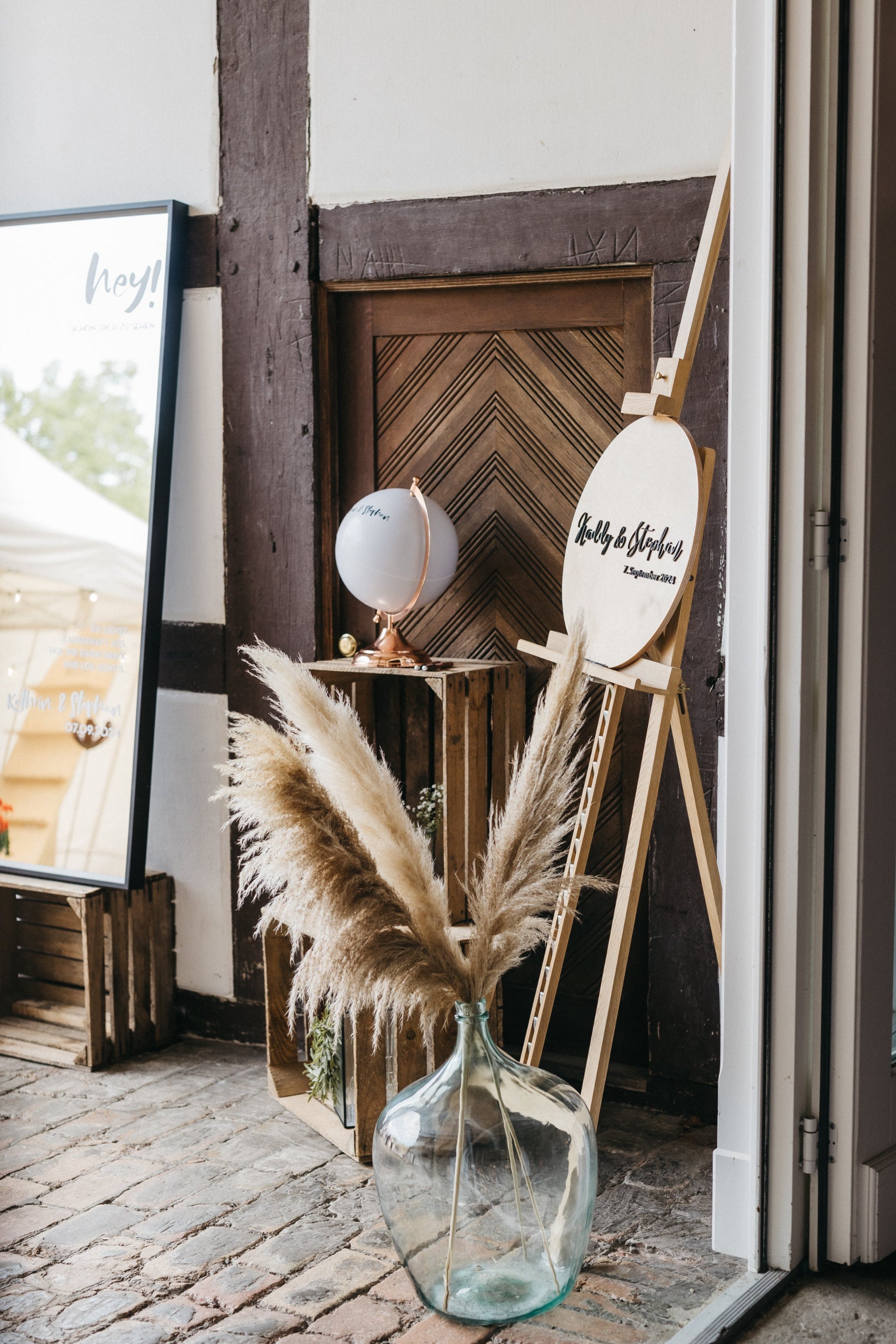 Große Vasen , Ballonvase, Ballonvasen, Bodenvasen Hochzeit, freue Trauung- Wachshinaus Hochzeitsverleih Warendorf, Hamm, Münster, Greven