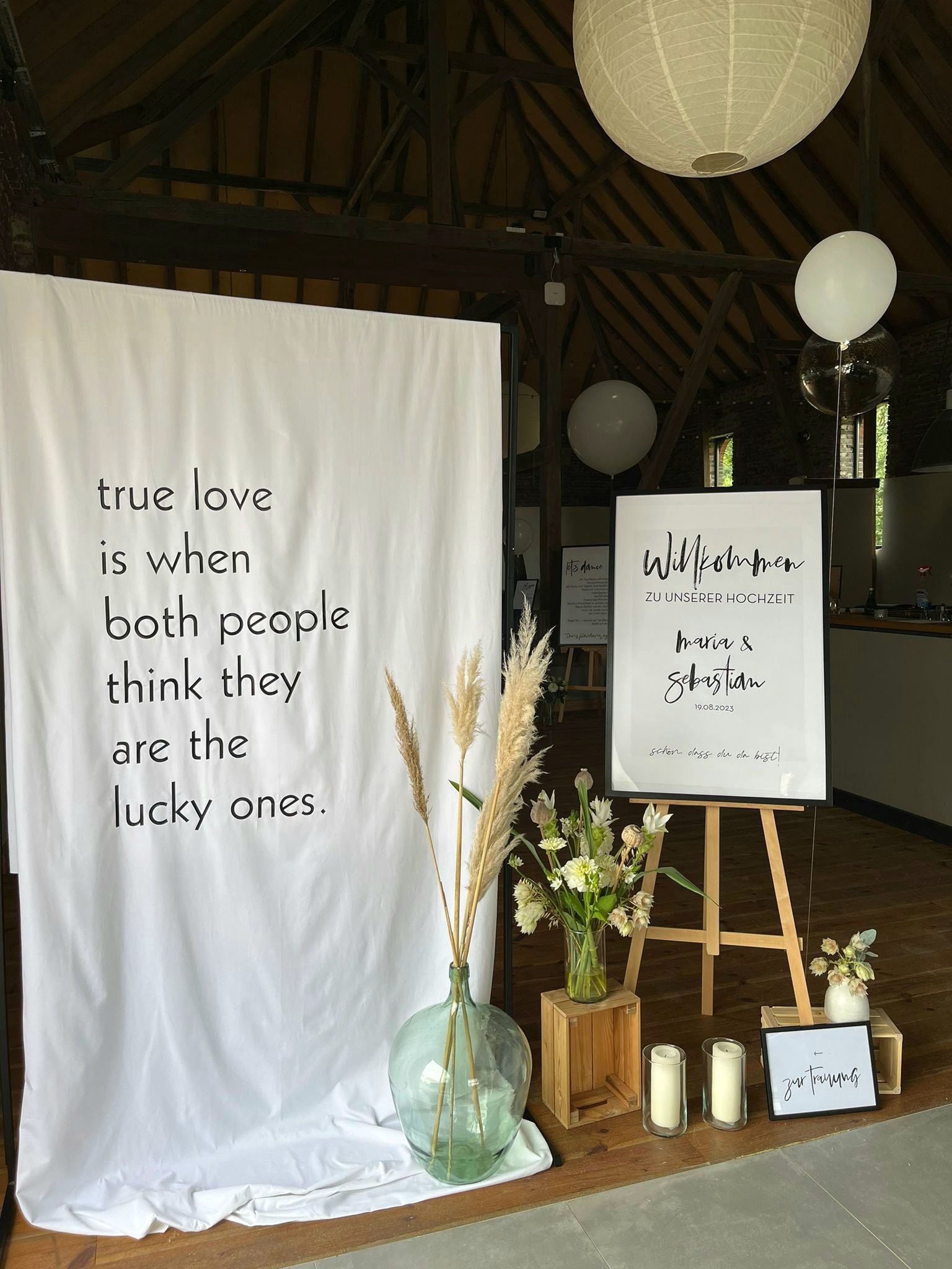 Große Vasen , Ballonvase, Ballonvasen, Bodenvasen Hochzeit, freue Trauung- Wachshinaus Hochzeitsverleih Warendorf, Hamm, Münster, Greven