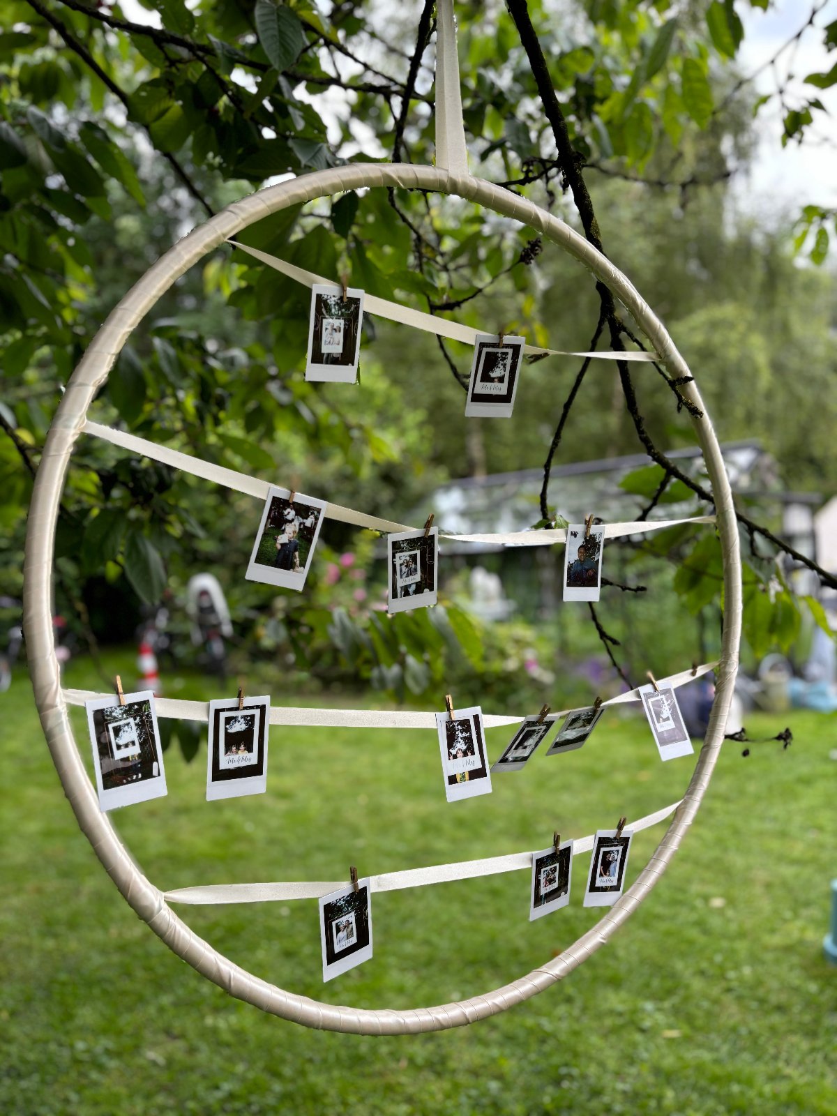 Polaroid Wand Background XXL Polaroid Hochzeit, runder Geburtstag- Wachshinaus Hochzeitsverleih Warendorf Münster Hamm Traubogen Verleih