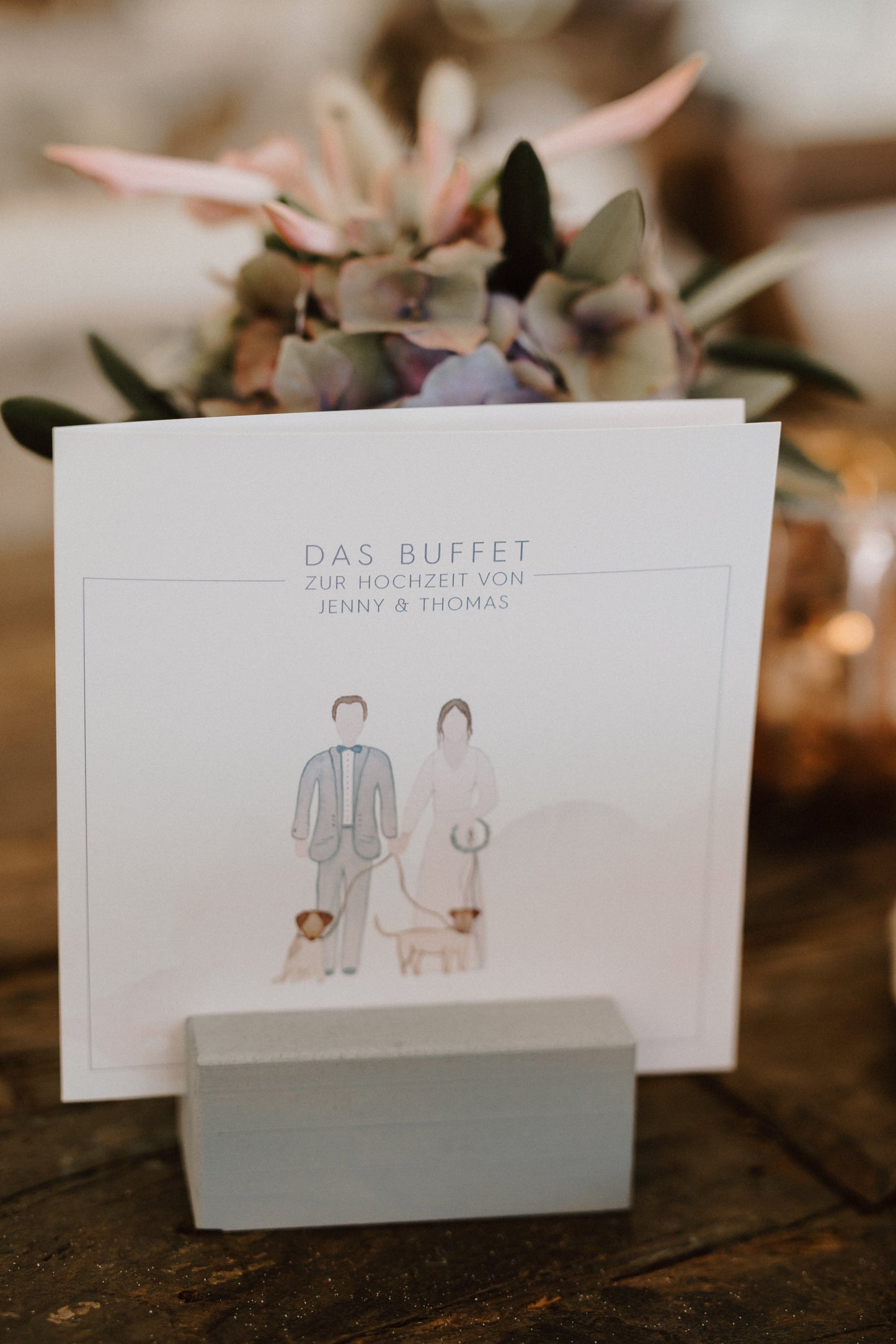 Kartenhalter grau - Wachshinaus