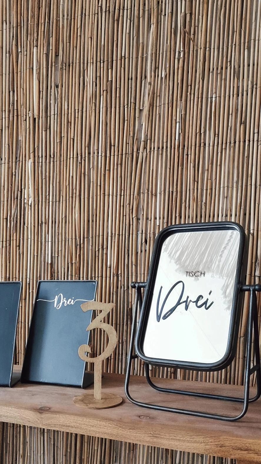 Tafel Tischnummern - Wachshinaus