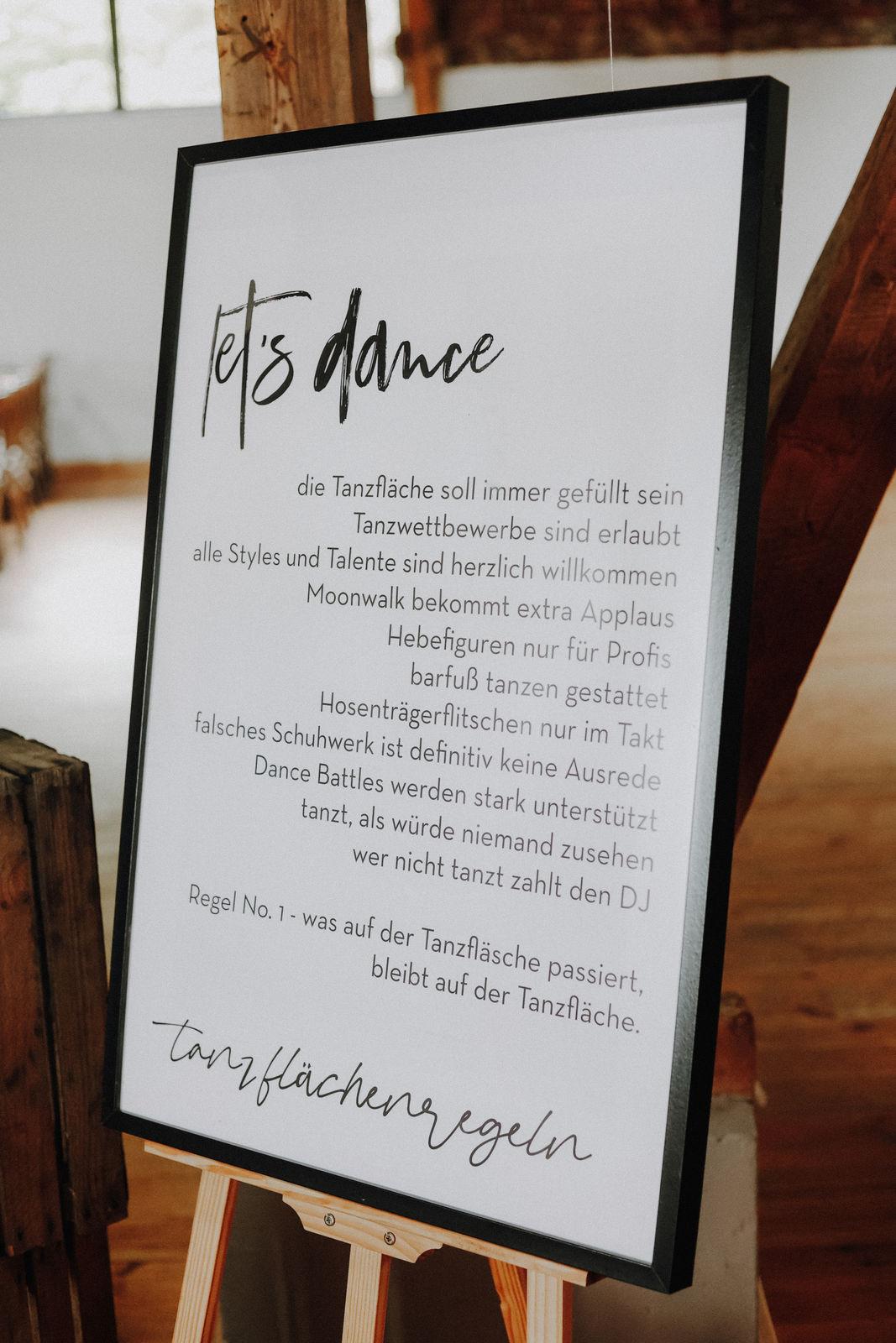 Tanzflächenregeln - Wachshinaus