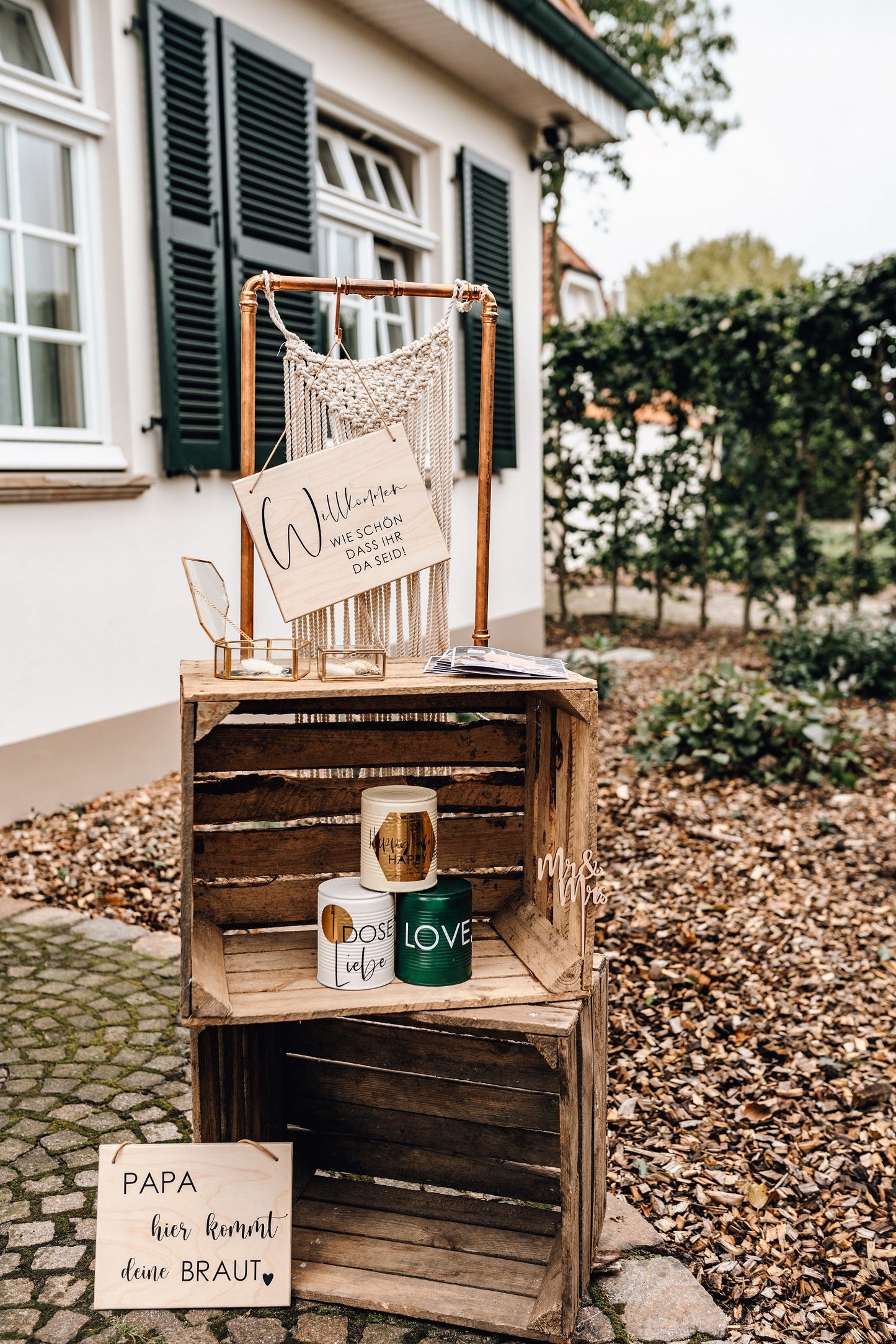 Weinkisten aus Holz - Wachshinaus