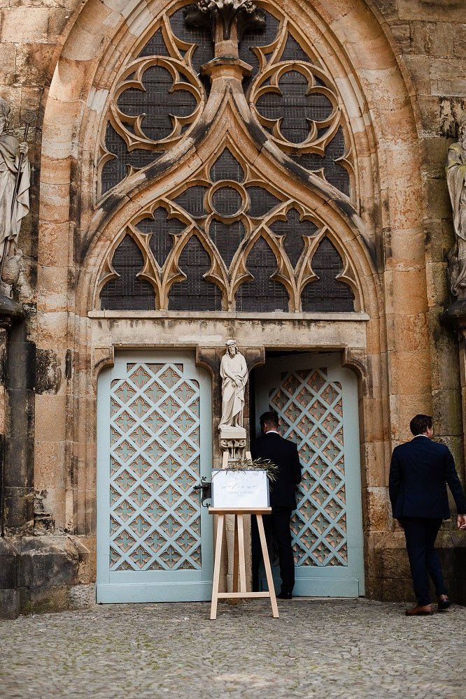 Willkommen zur Hochzeit Holzschild zur Hochzeit. Hochzeitsverleih Wachshinaus aus Münster