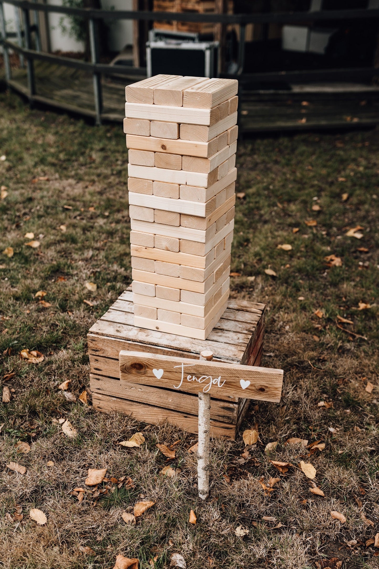 XXL Jenga Hochzeitsspiel - Wachshinaus