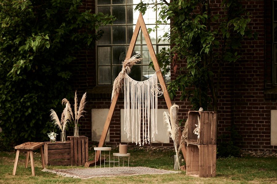 Zweierlei Handgeknüpfte Makramee - Wachshinaus