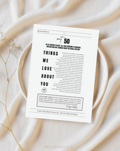 Lade das Bild in den Galerie-Viewer, Zeitungsvorlage 50. Geburtstag, runder Geburtstag, Zeitung, Newspaper, Geschenkidee 50. ,Geburtstagspost,Canva Template, Party
