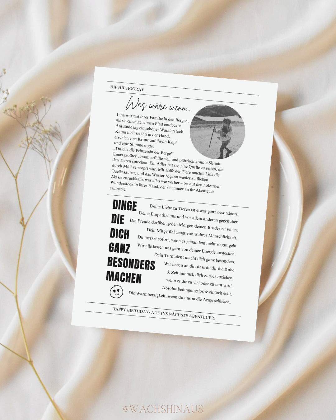 Geburtstagszeitungsvorlage, benutzerdefinierte Zeitung zum Geburtstag-Kindergeburtstag, Canva Vorlage, Namensposter, Meilensteintafel, Meilensteinposter, erster Geburtstag, Einschulung, sechster Geburtstag, Kommunion, zehnter Geburtstag, achter Geburtstag, Kitaabschluss, Schulkind