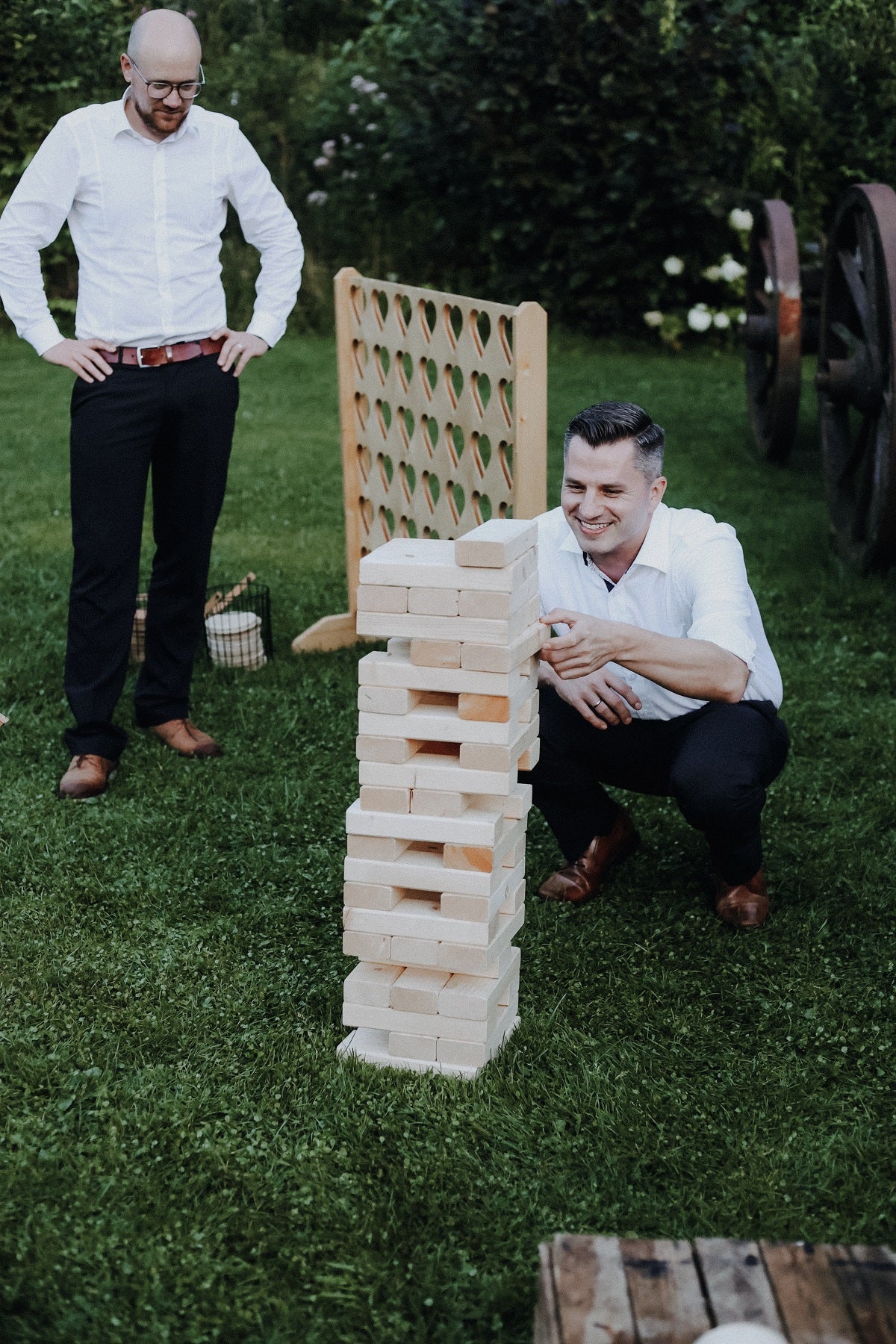 Vier gewinnt, jenga Hochzeitsspiele Verleih Wachshinaus Münster, Hamm, Ahlen, Dortmund, Lünen