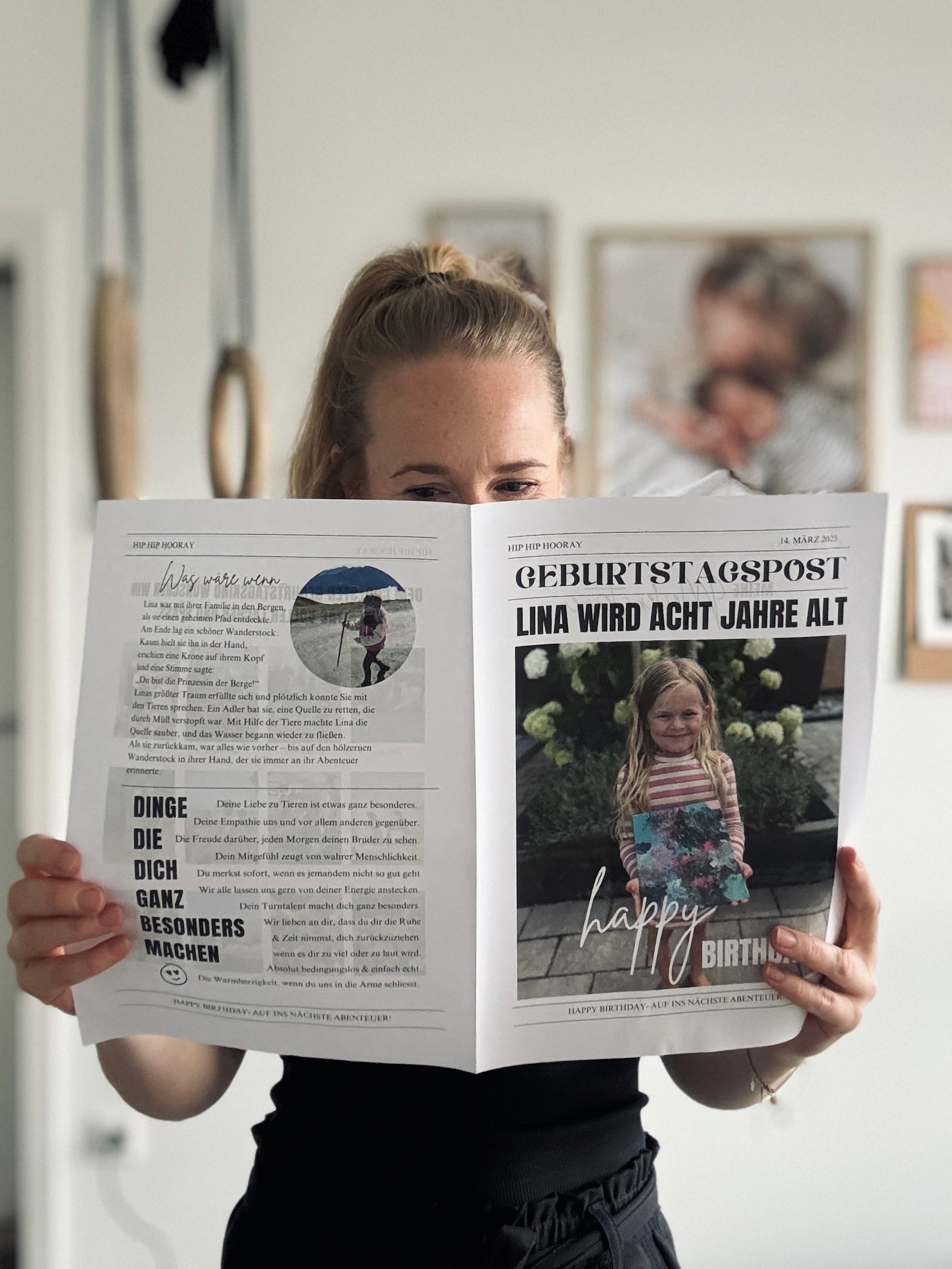 Geburtstagszeitungsvorlage, benutzerdefinierte Zeitung zum Geburtstag-Kindergeburtstag, Canva Vorlage, Namensposter, Meilensteintafel, Meilensteinposter, erster Geburtstag, Einschulung, sechster Geburtstag, Kommunion, zehnter Geburtstag, achter Geburtstag, Kitaabschluss, Schulkind