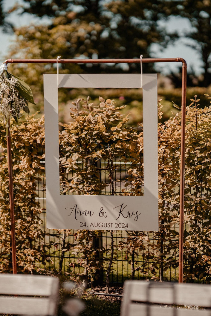 Polaroid Wand Background XXL Polaroid Hochzeit, runder Geburtstag- Wachshinaus Hochzeitsverleih Warendorf Münster Hamm Traubogen Verleih