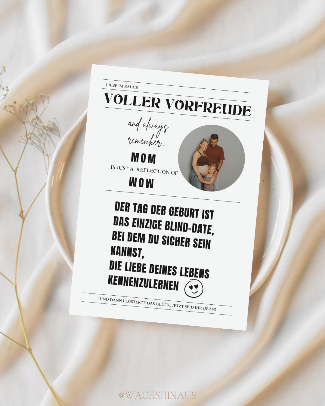 Schwangerschaftstagebuch Liebe im Bauch,Tagebuch Babyalbum Fotoalbum Erinnerungsbuch Fotobuch Ratgeber Babybuch Blume, Zeitungsvorlage Schwangerschaft, Babyankündigung