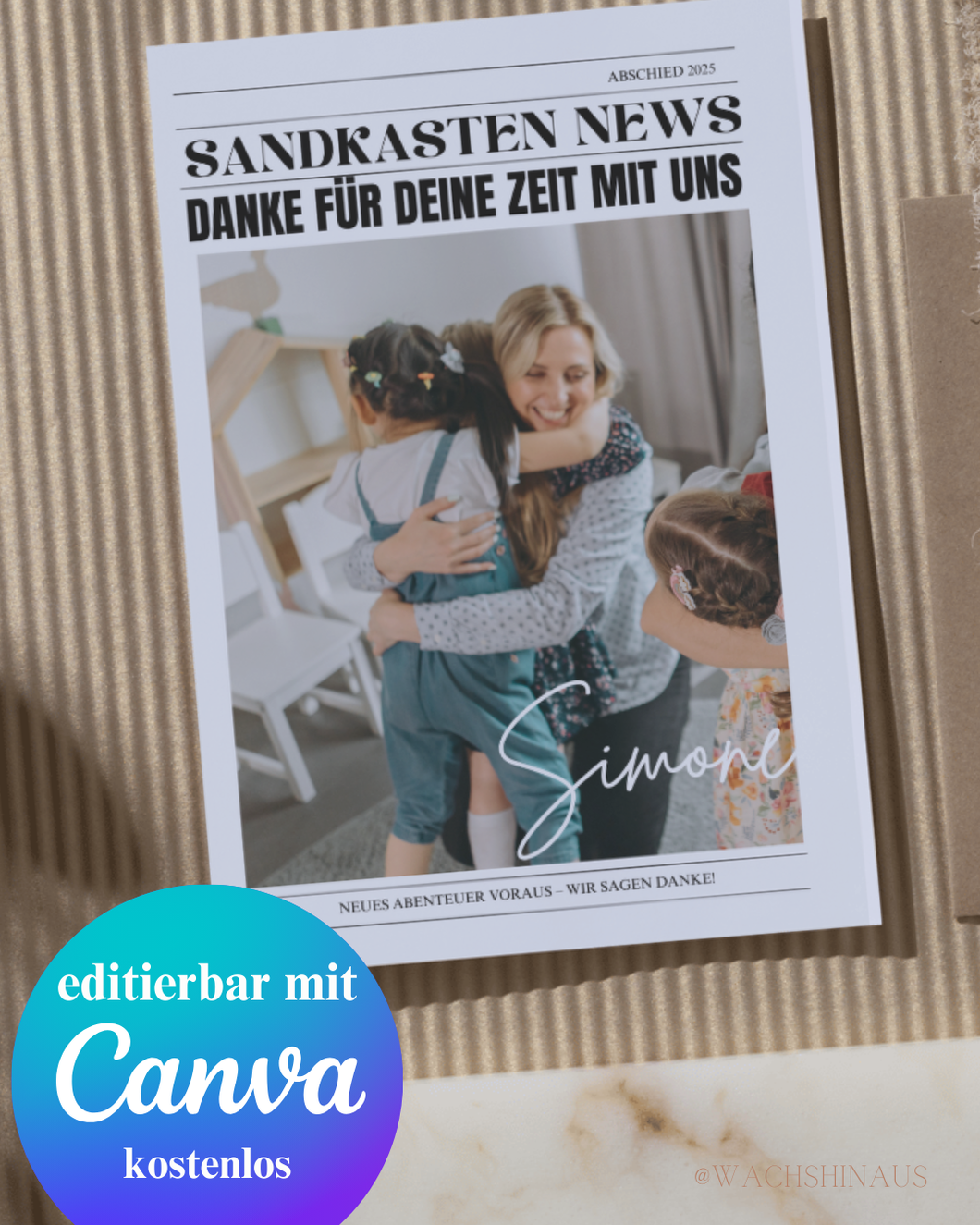  „Schöne Worte über die besondere Betreuung, Geduld und Fürsorge der Erzieherin oder Tagesmutter.“