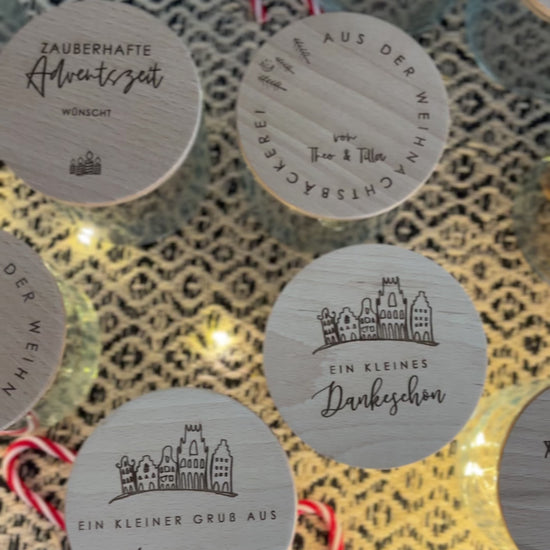 Vorratsglas, Vorratsgläser mit Holzdeckel zur Weihnachtszeit Adventszeit von Wachshinaus Weihnachtsgeschenke Münster Firmengeschenk,Präsentkorb