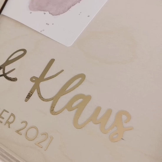 Erinnerungskiste als Geschenk zur Hochzeit