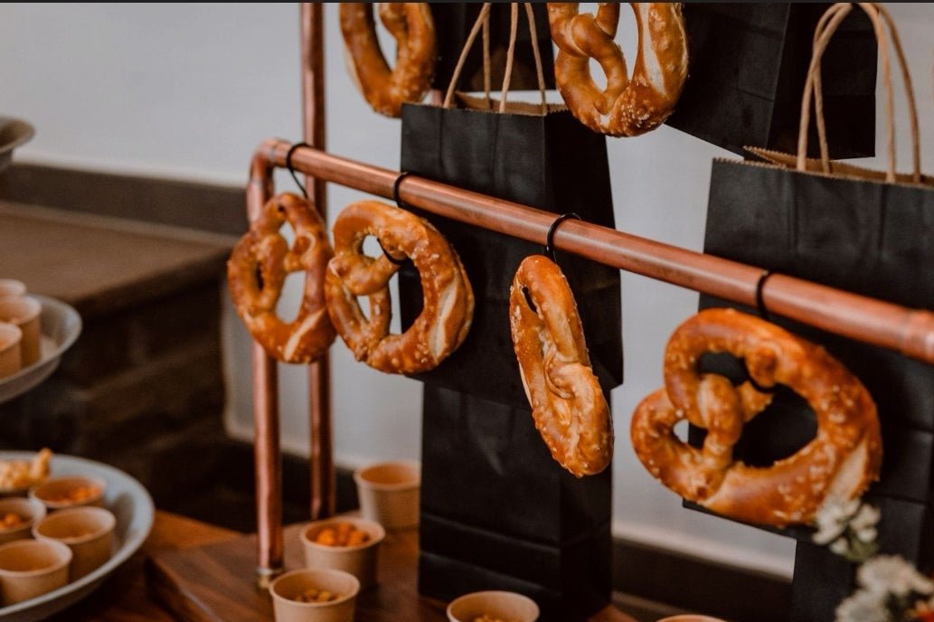 Brezelständer für eine Saltybar - Wachshinaus Sweet ans salty Bar, Hochzeitsverleih, Hochzeit, Polterabend, Geburtstag Kreis Warendorf, Ahlen, Beckum ,Hamm,Münster
