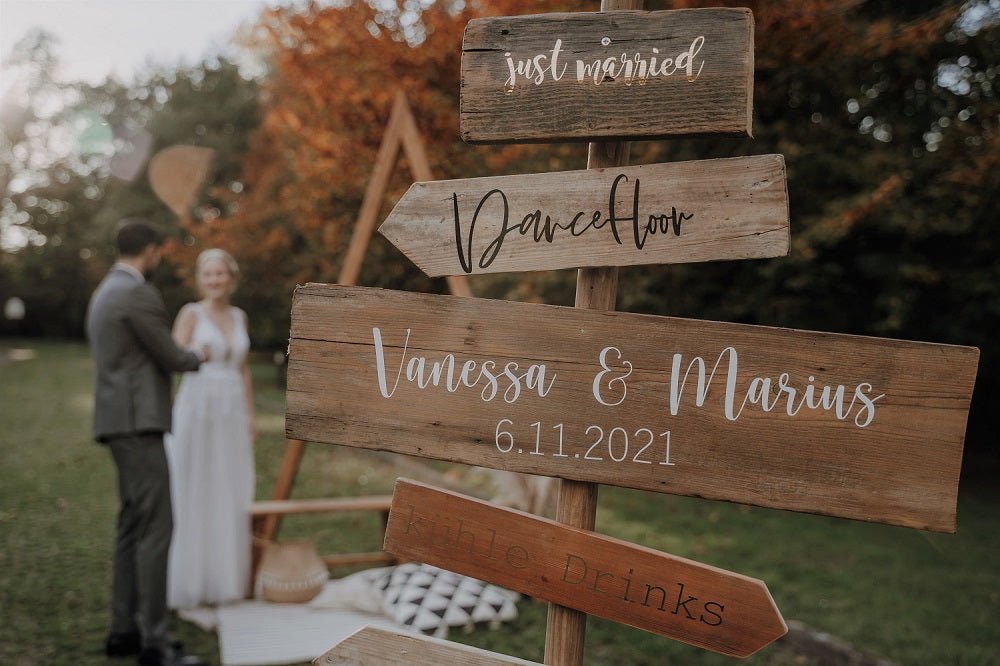 Wegweiser JUST MARRIED - Wachshinaus