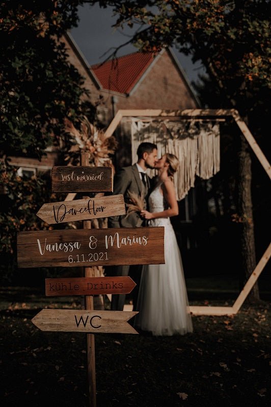 Wegweiser JUST MARRIED - Wachshinaus